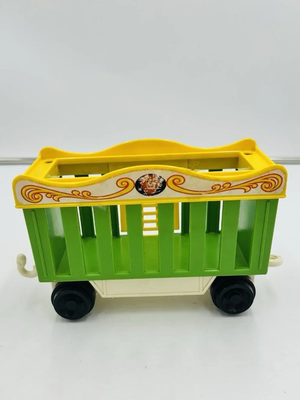 Vintage 1973 Fisher Price Little People Play Family Circus Train Set and Minibus